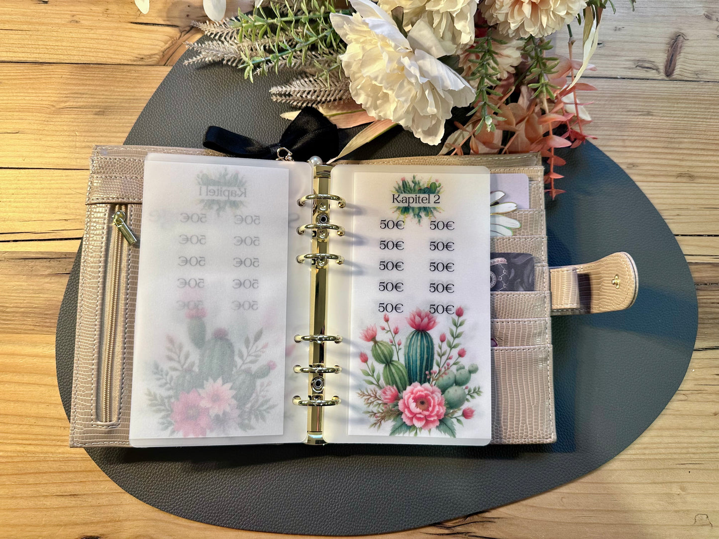 50€ Sparchallenge A6 Budget Binder Spar-Challenge 50€ A6 Budgeting Binder