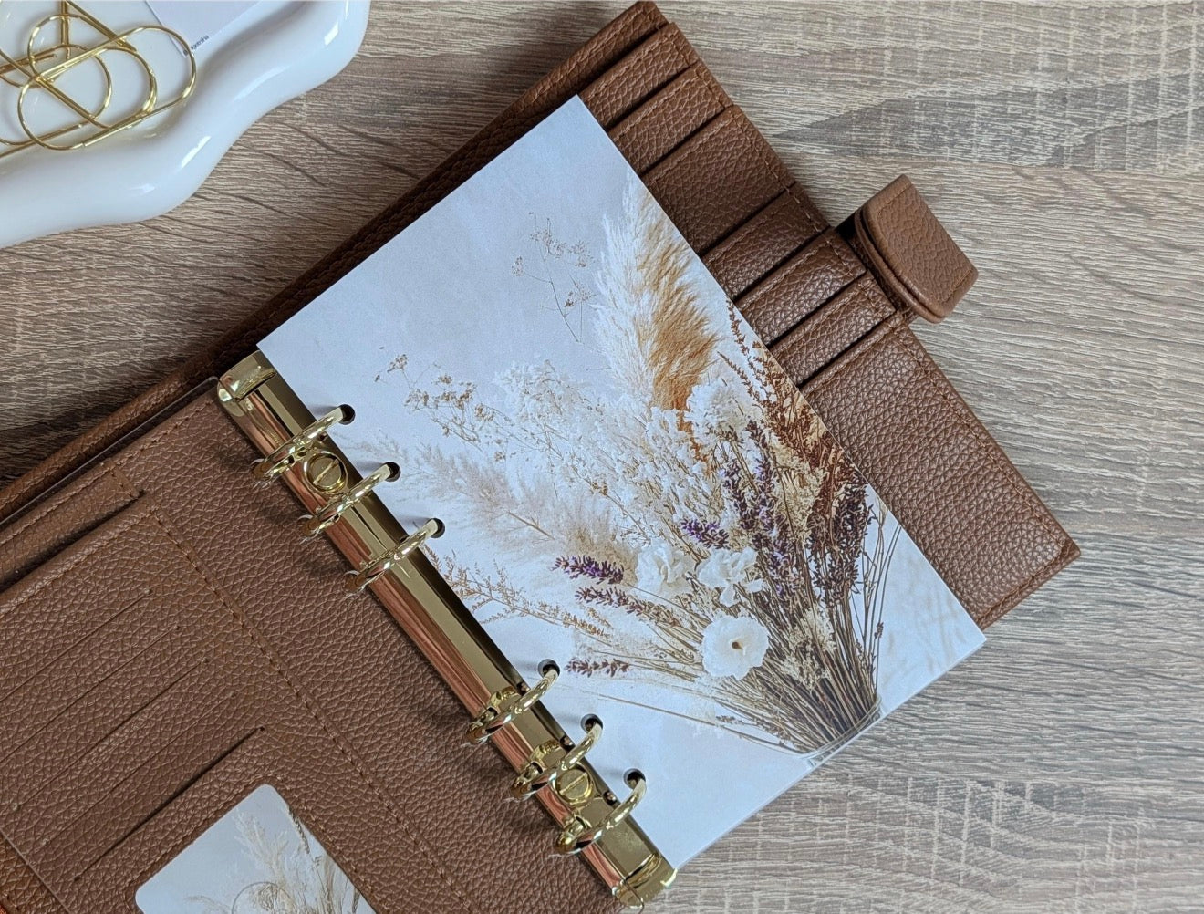 A6 Dashboard Boho Trockenblumen