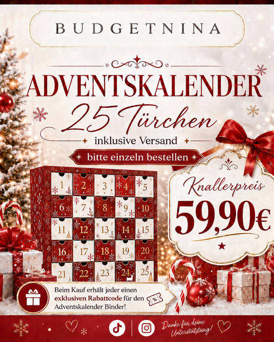 Adventskalender "klein" Budgetnina