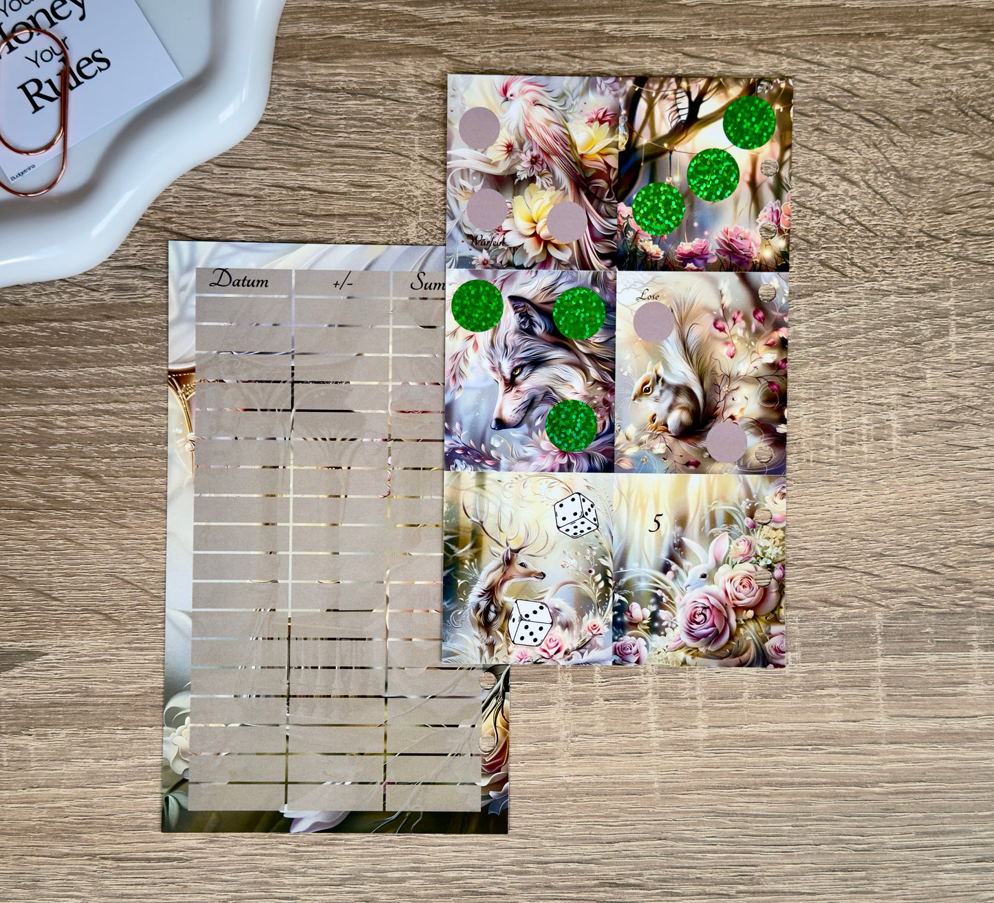 A6 mini Jahreschallenge Verzauberter Wald