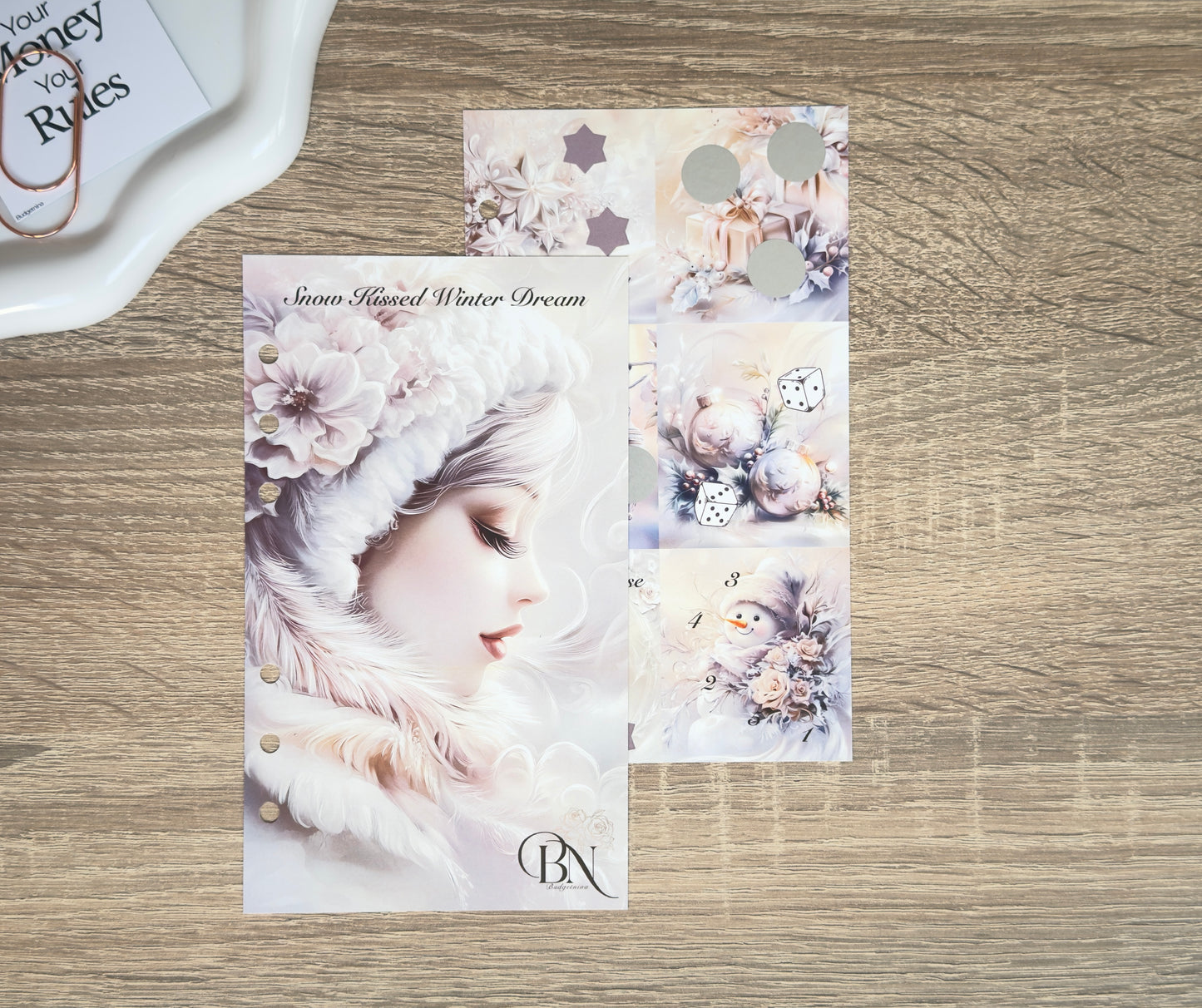 A6 mini Jahreschallenge Snow kissed Winter Dream