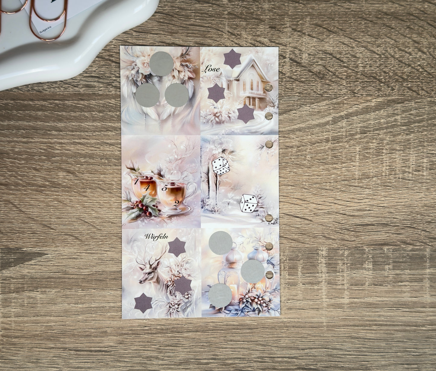 A6 mini Jahreschallenge Snow kissed Winter Dream