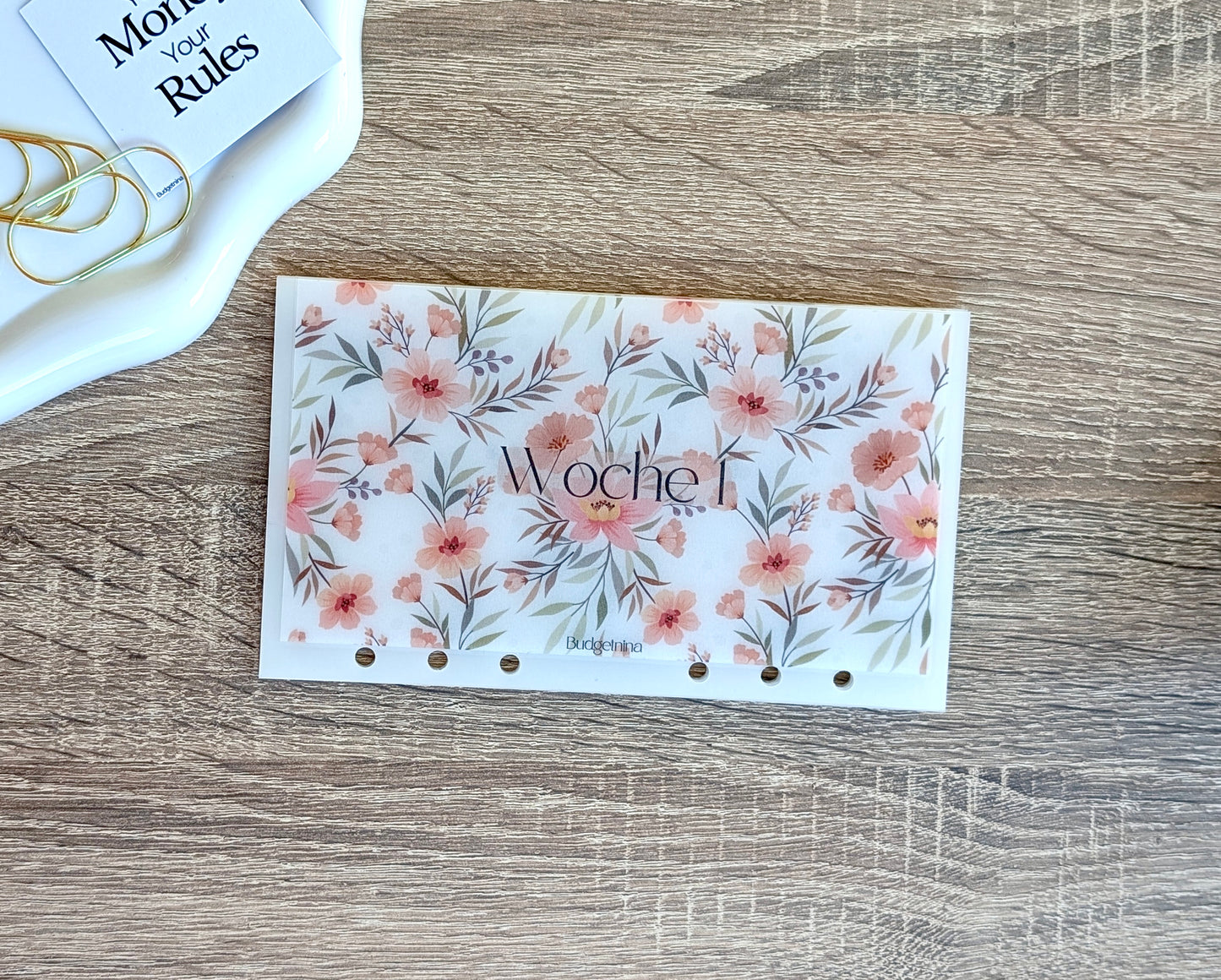Geldumschlag Premium Floral - personalisiert