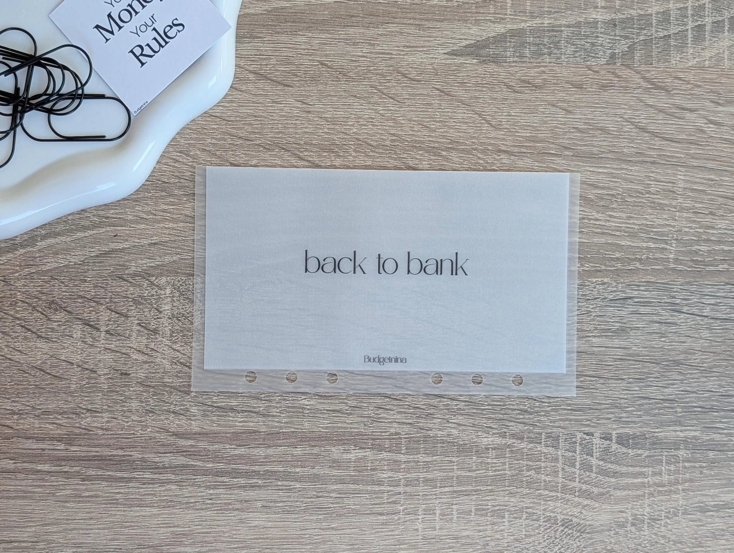 Personalisierter Premium Geldumschlag Frost Look – Handmade