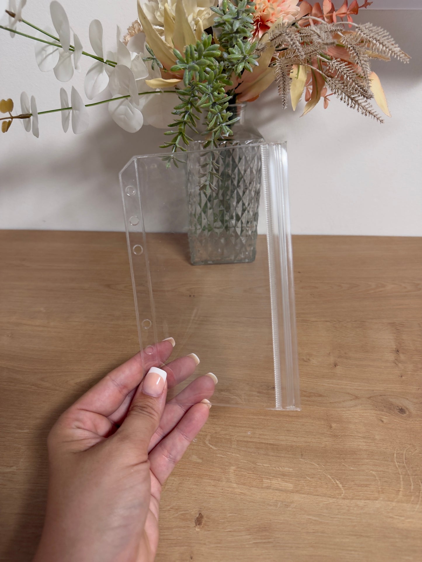 A6 Hüllen Clear & Glitzer - 3 Varianten