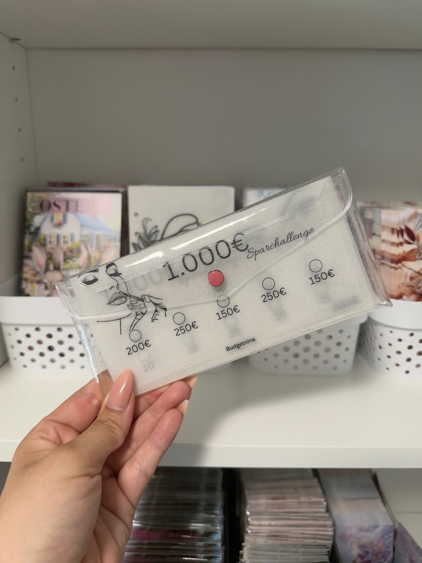 1.000€ Beauty Sparchallenge inkl. Glitzer pouch