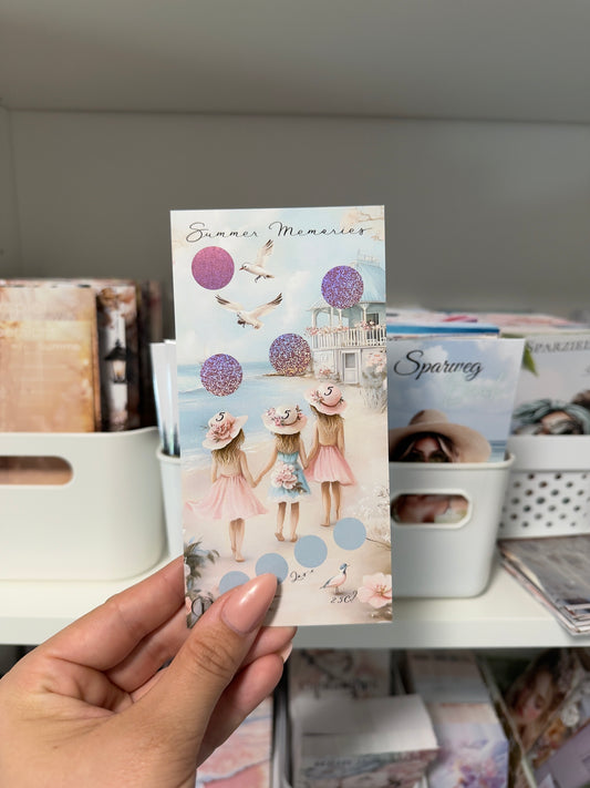 Einzelchallenge Summer Memories | Sparchallenge | Budget Binder Zubehör