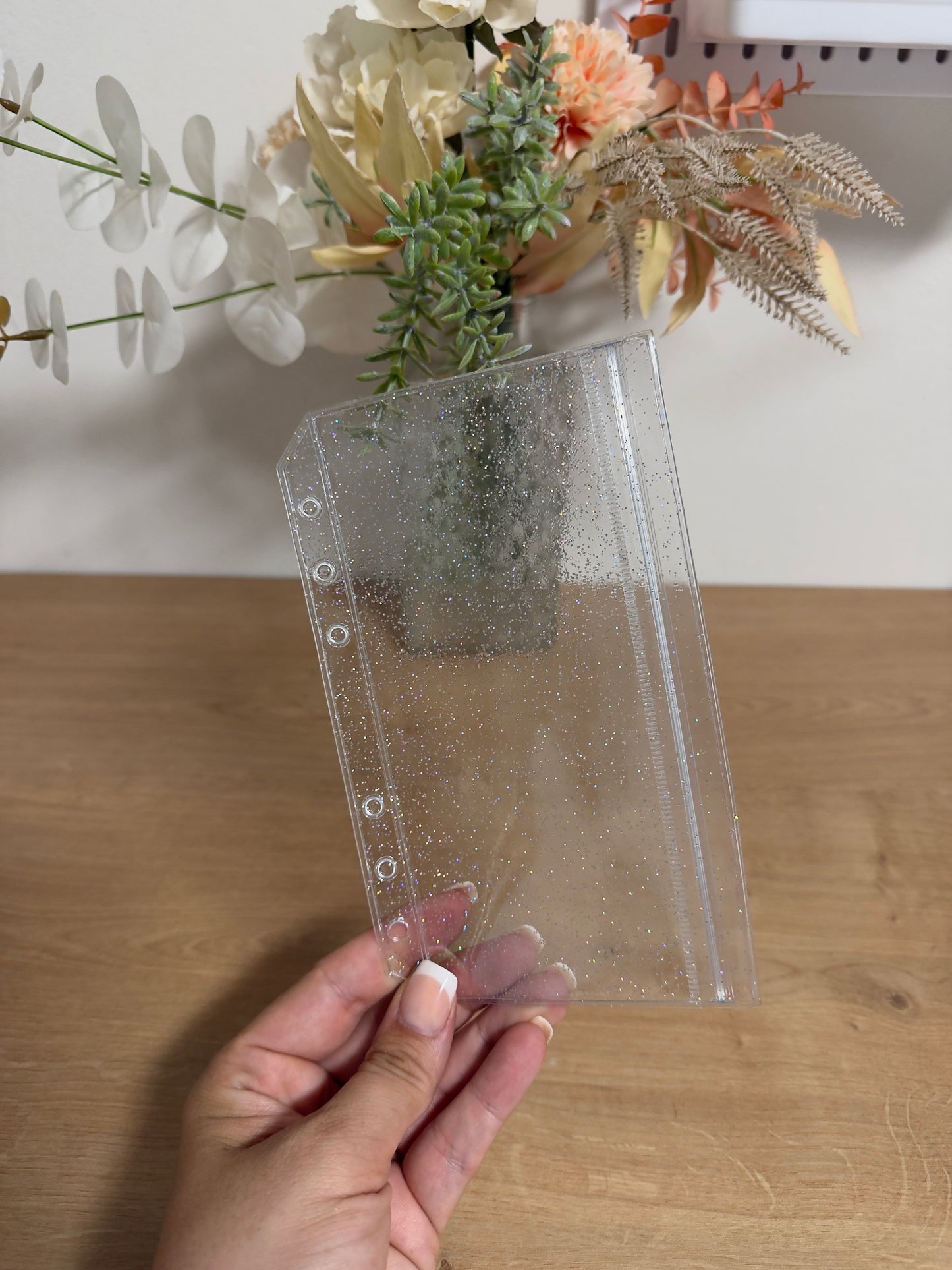 A6 Hüllen Clear & Glitzer - 3 Varianten