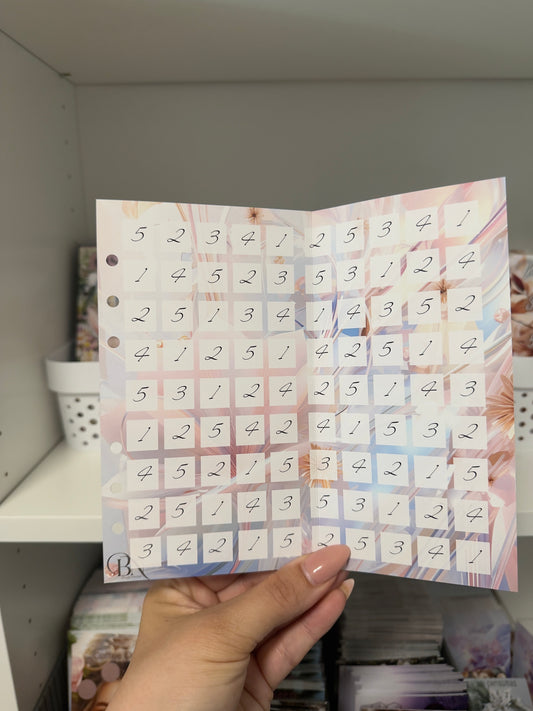 2 in 1 Challenge Notgroschen Pastell