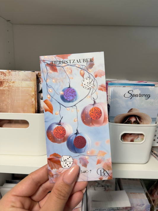 Einzelchallenge Herbstazuber Kürbisse | Sparchallenge | Budget Binder Zubehör