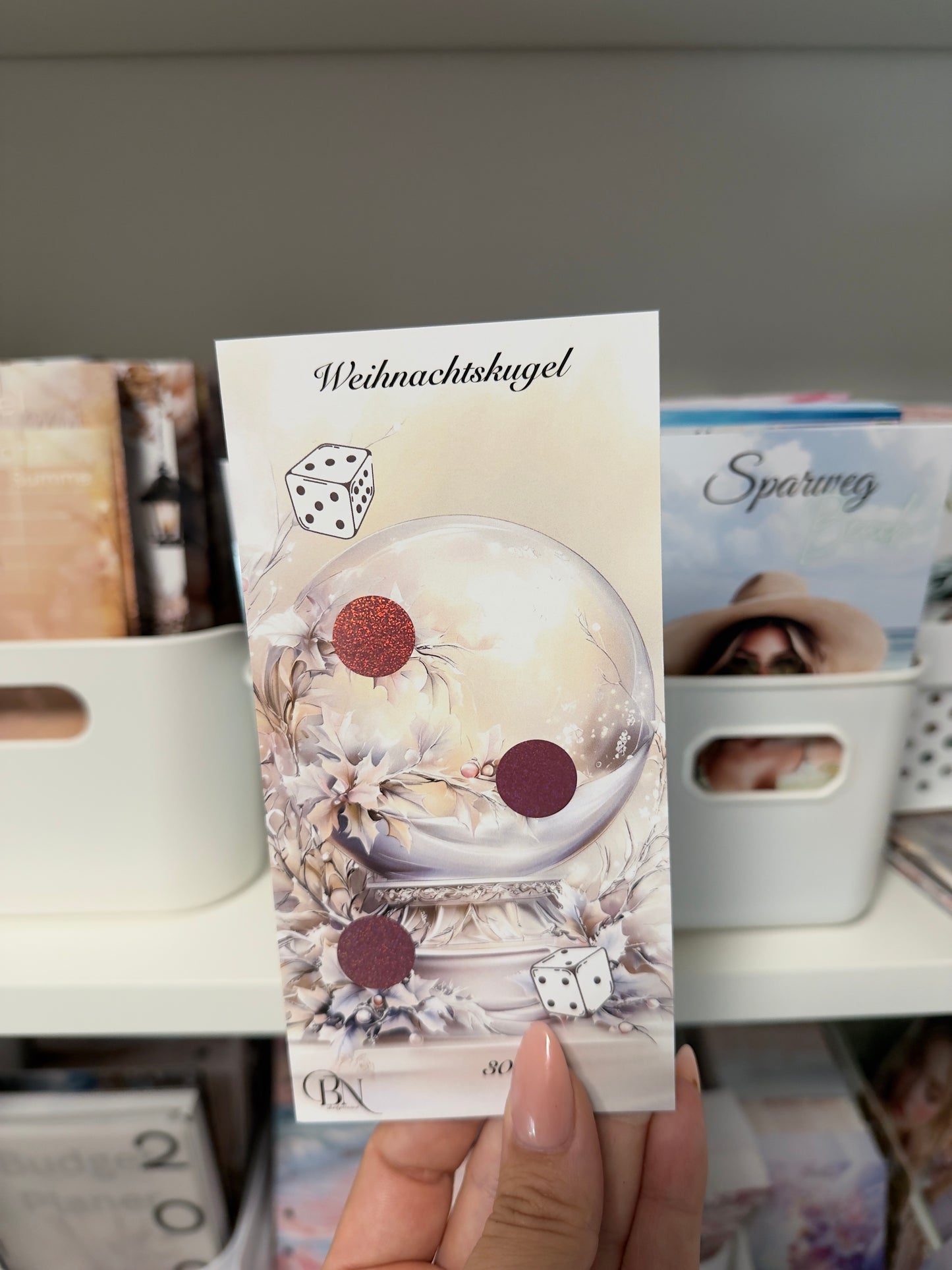 Einzelchallenge Weihnachtskugel | Sparchallenge | Budget Binder Zubehör