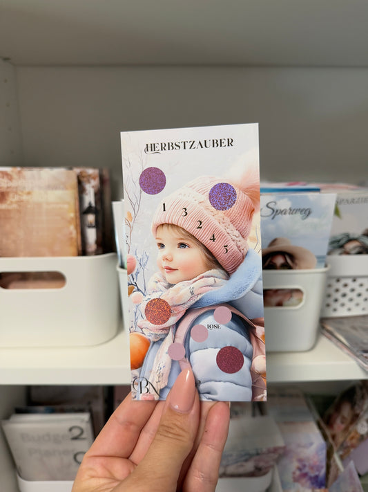 Einzelchallenge Herbstzauber „Kind“ | Sparchallenge | Budget Binder Zubehör