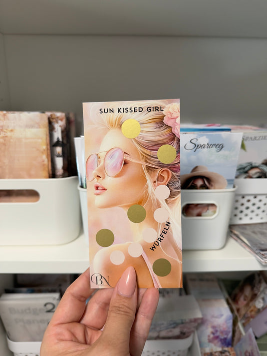 Einzelchallenge Sun Kissed Girl | Sparchallenge | Budget Binder Zubehör