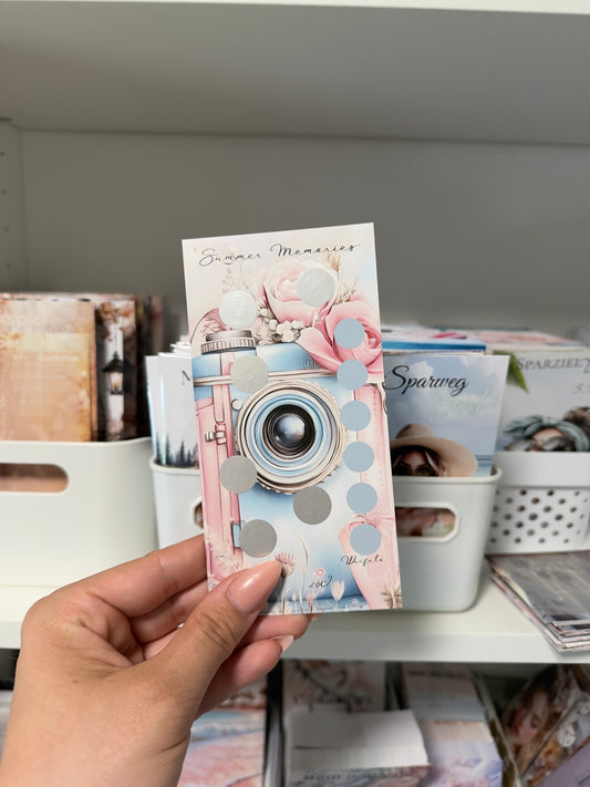 Einzelchallenge Summer Memories „Kamera“ | Sparchallenge | Budget Binder Zubehör