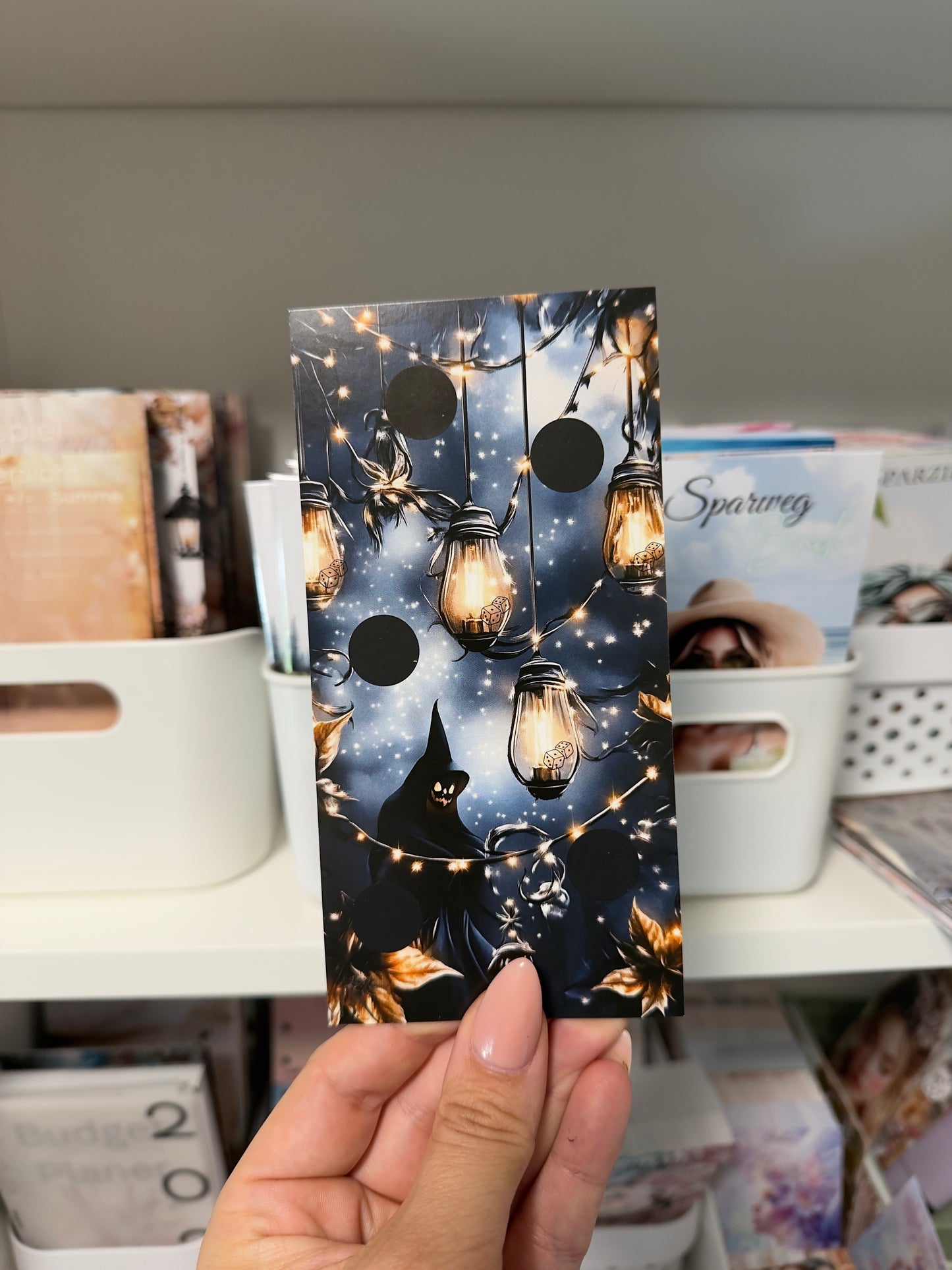 Einzelchallenge Halloween Lichterkette | Sparchallenge | Budget Binder Zubehör