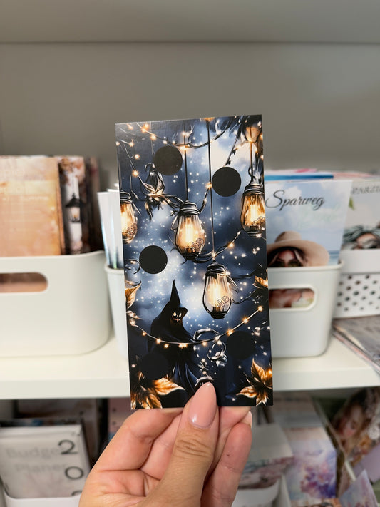 Einzelchallenge Halloween Lichterkette | Sparchallenge | Budget Binder Zubehör