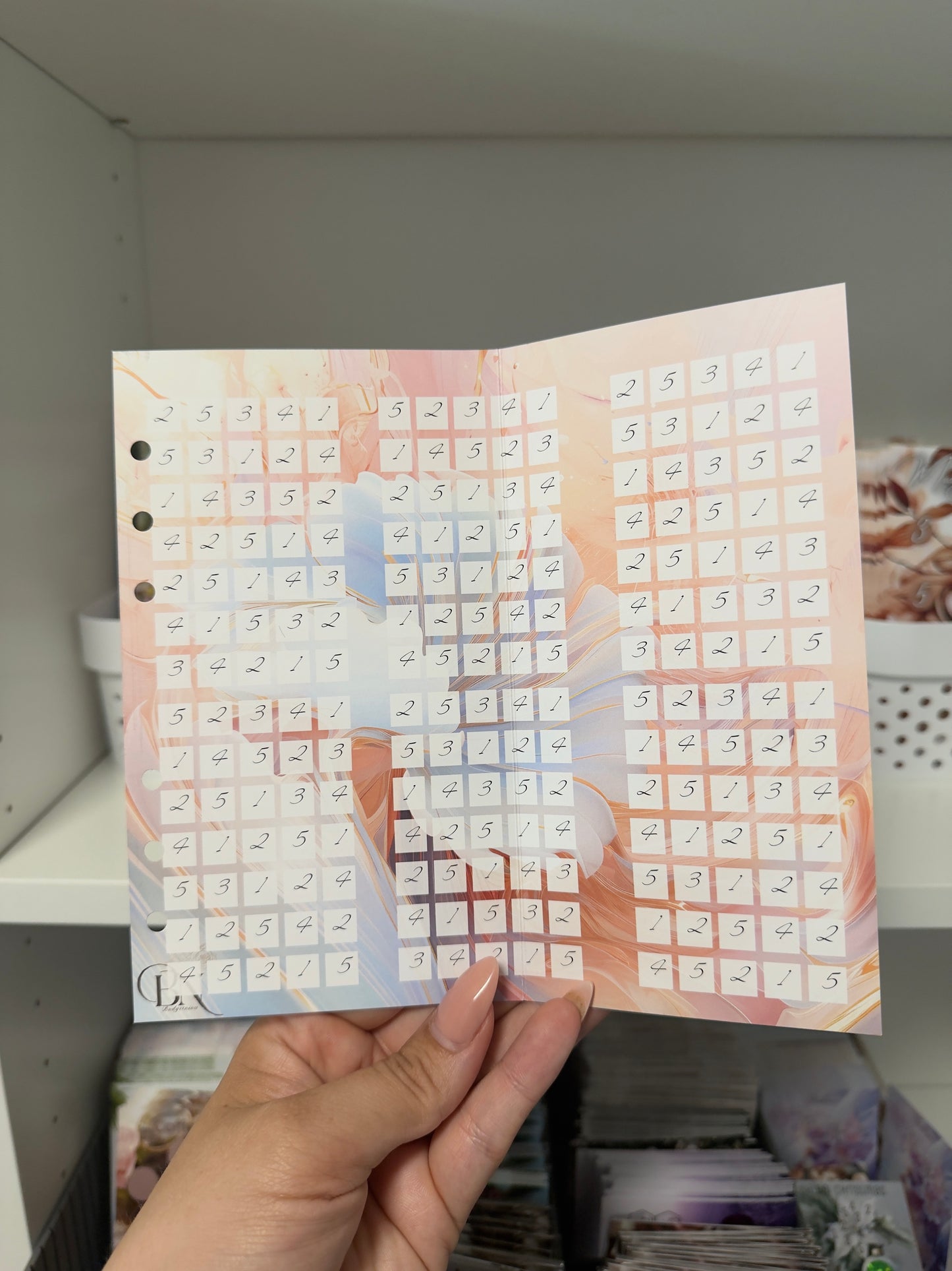 2 in 1 Challenge Notgroschen Pastell